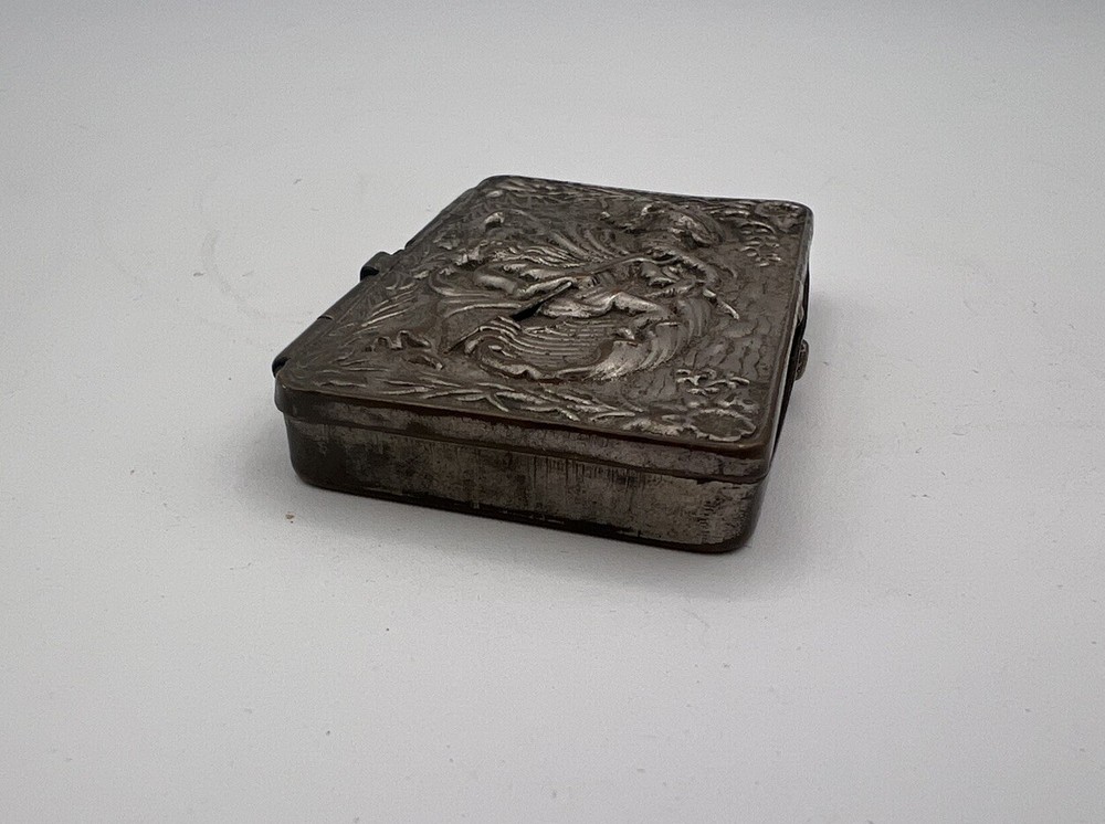 Poseidon Neptune Trident Match Pill Snuff Box