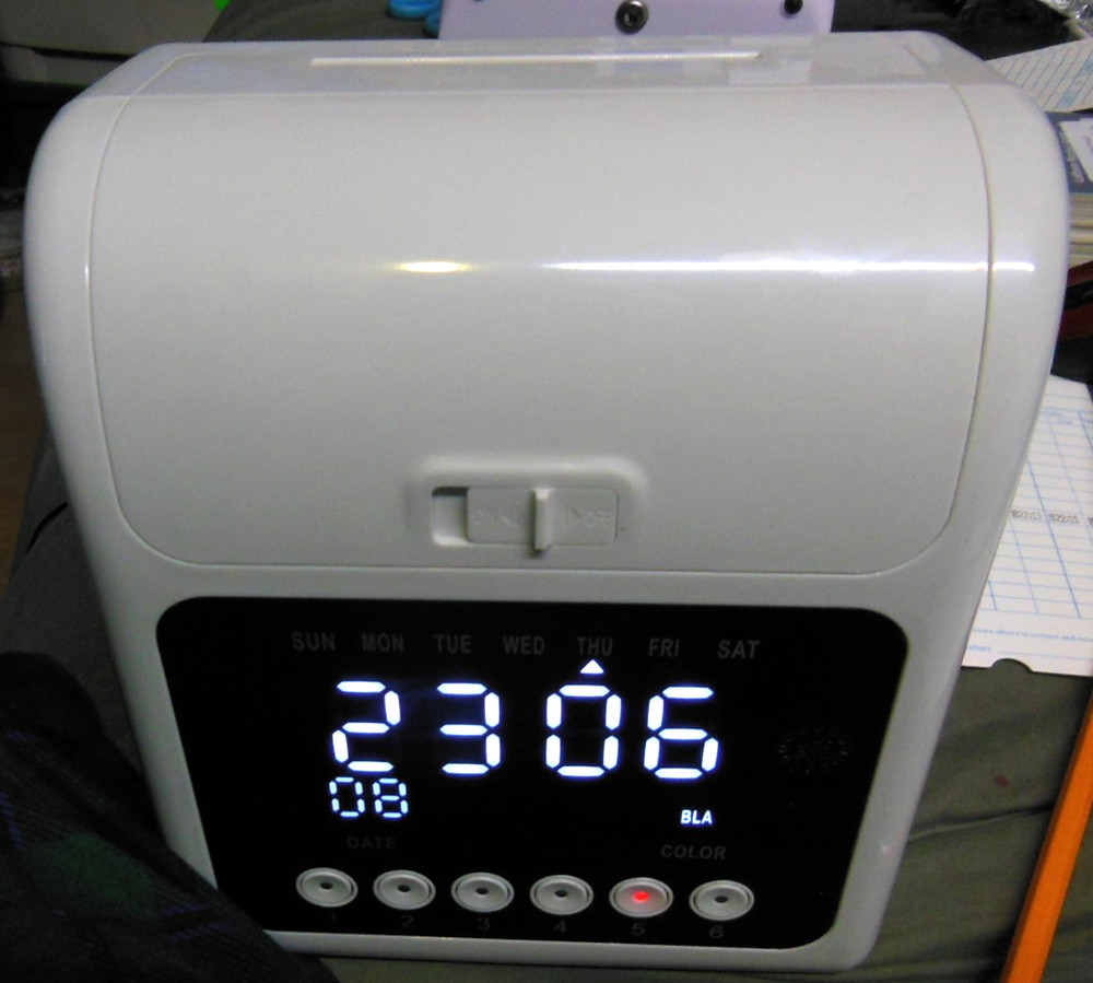 Time Clock with Passcode, Auto-Align Time Clocks for Small Business