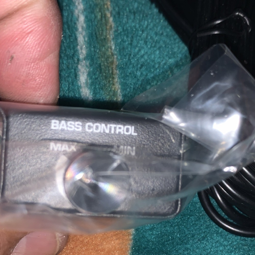 Dash Mount Car Audio Bass Control Remote for Audio System with Cable Accessory