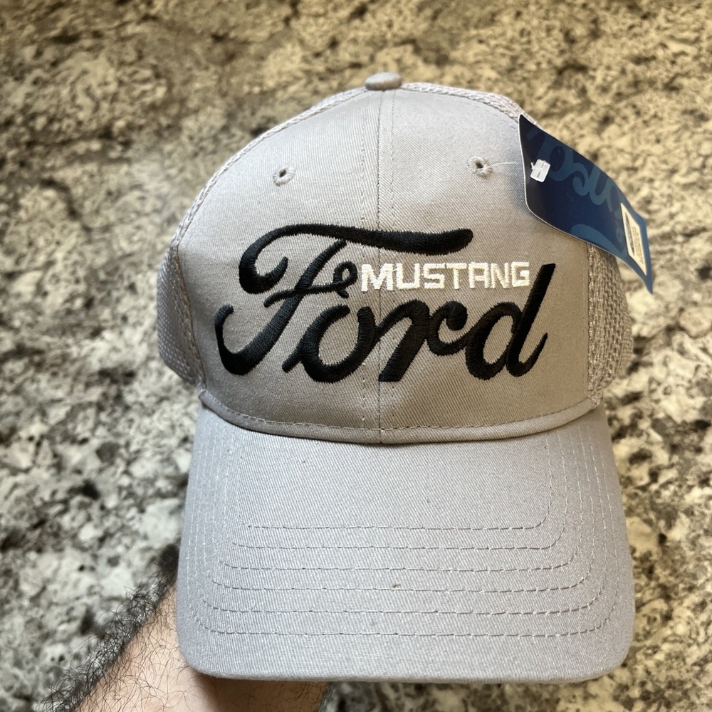 Ford Mustang Mesh Hat in Grey