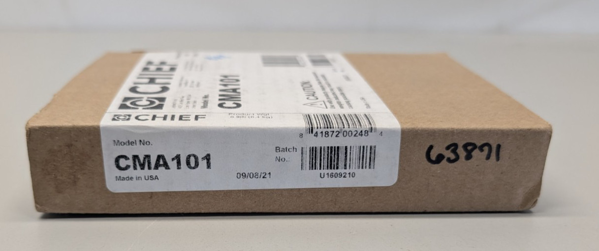 Chief CMA101 CMA 101 Designer 1.5" NPT Column Projector Ceiling Plate