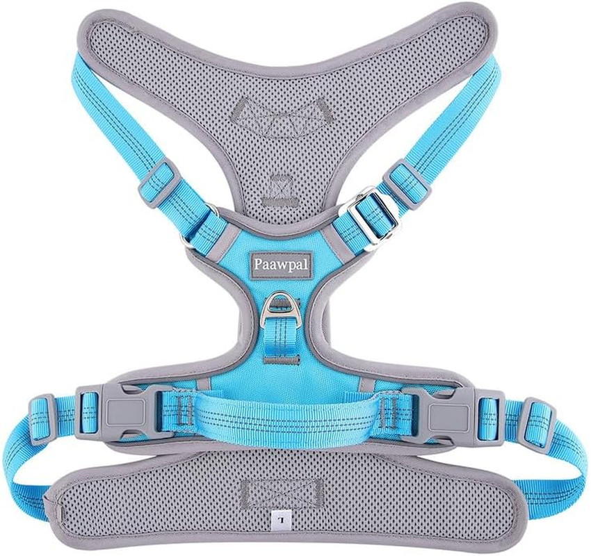 Adjustable Dog Harness - No Pull, Reflective, Soft Padded for Small, Medium, Lar