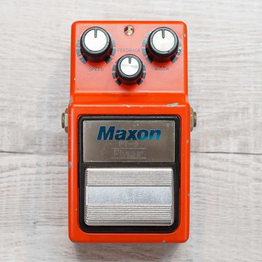 Maxon PT-9 Phaser Shifter Guitar Effects Pedal Orange