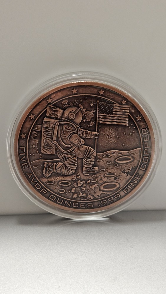 2025 5oz Advp Fine Copper .999 Space Commander Colorized