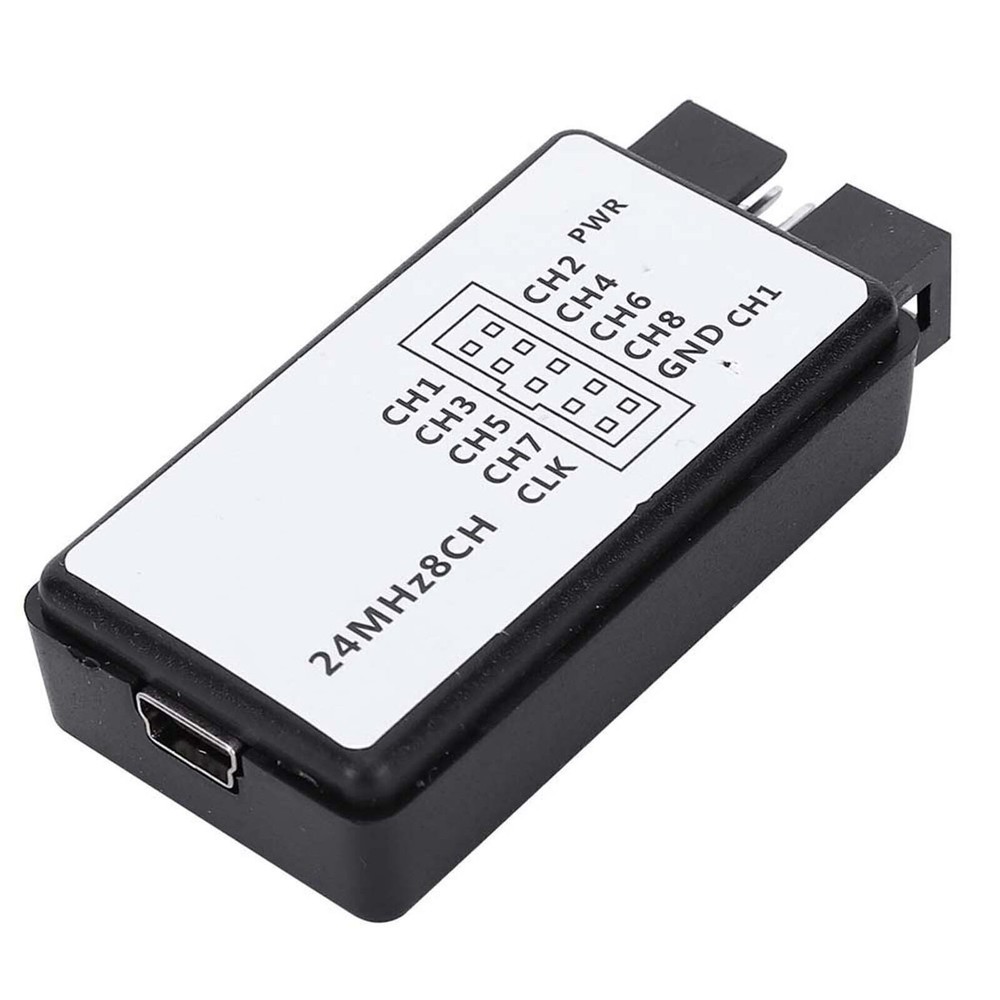 USB Logic Analyzer Device Set Mini Digital Pocket Size 8 Channel Input Memory
