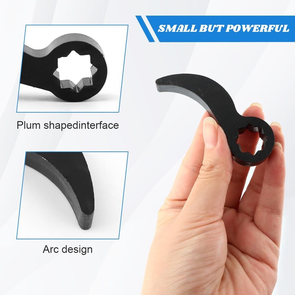 1PC Pry Bar Wrench Adaptor, 1/2" Socket Drive, Crowbar Angle Adaptor Head Tool,