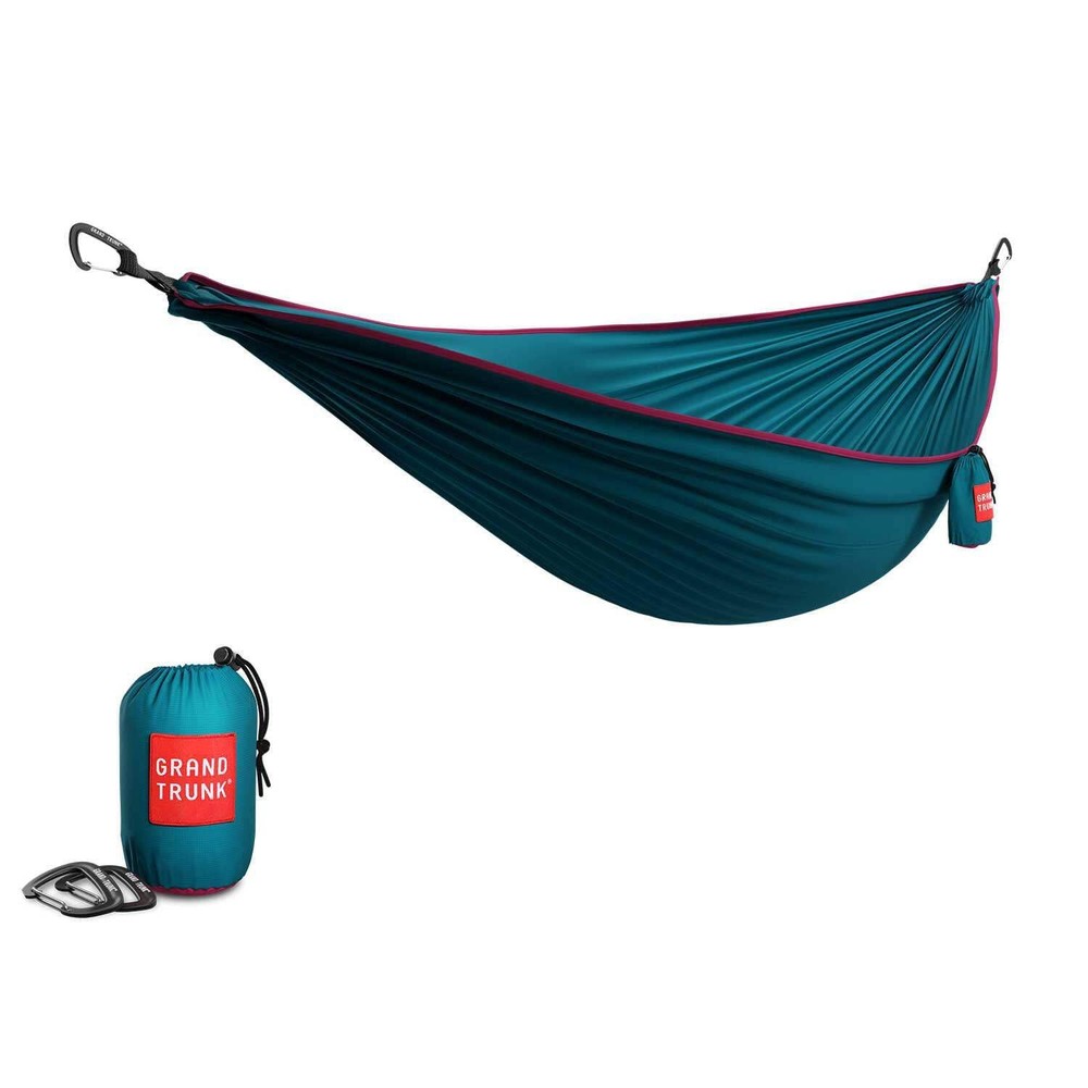 Grand Trunk TrunkTech Single Hammock | Lightweight Ripstop Nylon Red/Navy