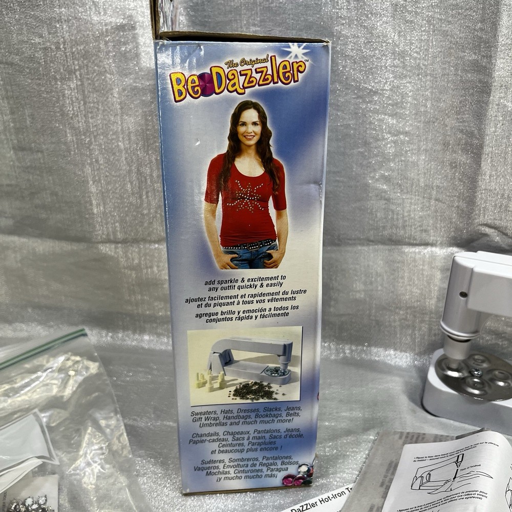 The Original Bedazzler Complete Rhinestones, Studs, Patterns Instructions