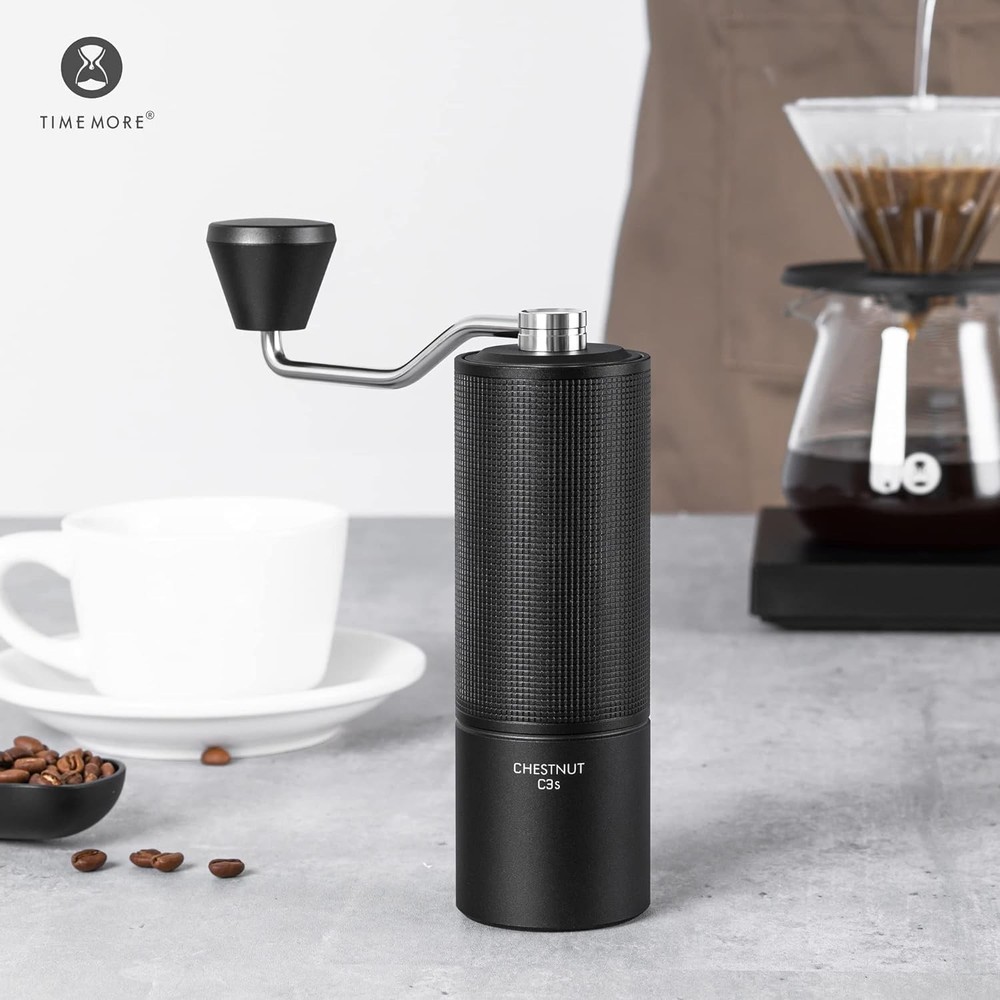 TIMEMORE Chestnut C3S Manual Coffee Grinder, Adjustable Conical Burr Grinder
