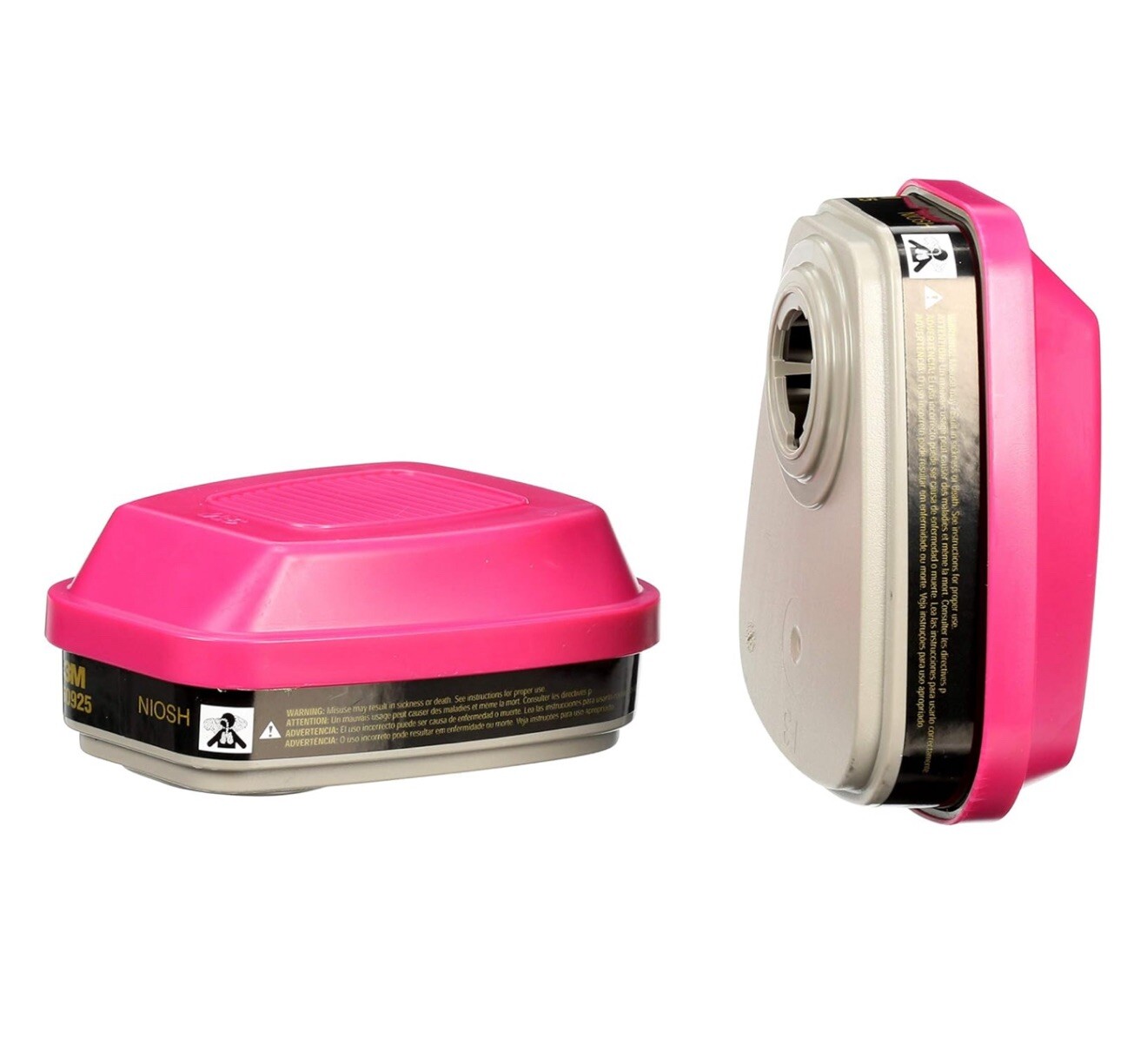 3M 60925 Formaldehyde Organic Vapor P100 Replacement Respirator Cartridge 60 PCs