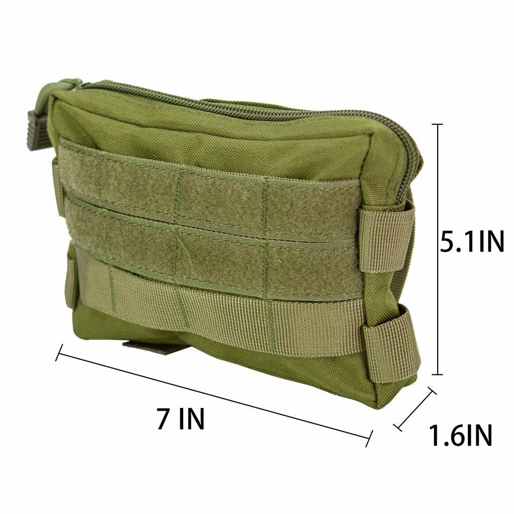 Utility Tactical Molle Pouch EDC Multi-purpose Belt Waist Pack Bag Phone Pocket
