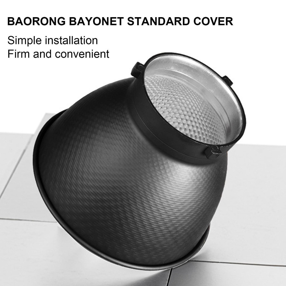 Lamp Monolight Shade Dish Bowen Mount Reflector 18cm