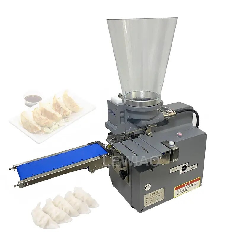 Fried Chinese Jiaozi Making Machine Khinkali Tabletop Steamed Dumpling Maker