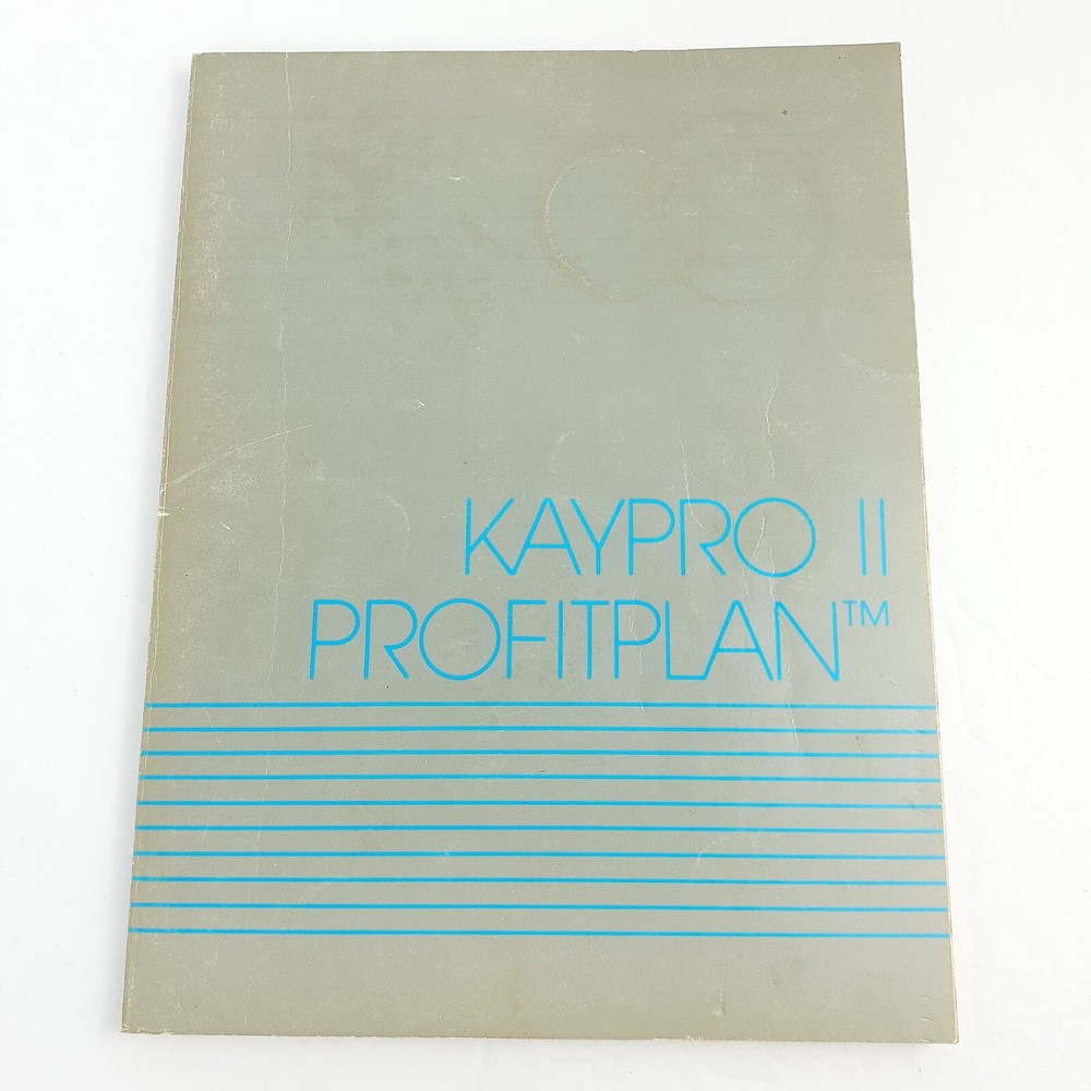 Lot of 4 KAYPRO II Users Guide Manuals Microsoft Basic S-Basic Select Profitplan