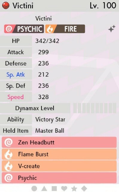 ✨Shiny✨ 6IV Victini For Pokemon Sword & Shield