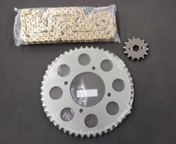 Honda XR100R CRF100F 85-13 Sprocket 14/50 Set and GOLD HD Chain Kit