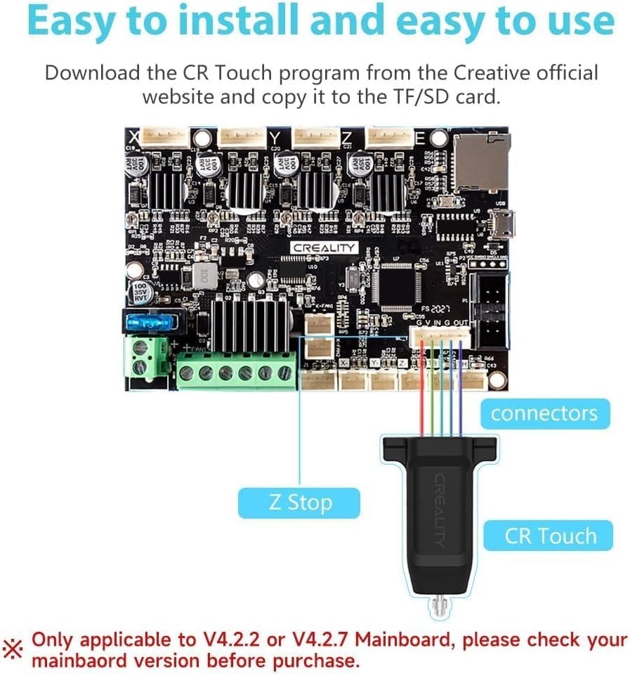Auto Bed Leveling Sensor Kit for 3D Printers with Metal Push Pin Compatibility
