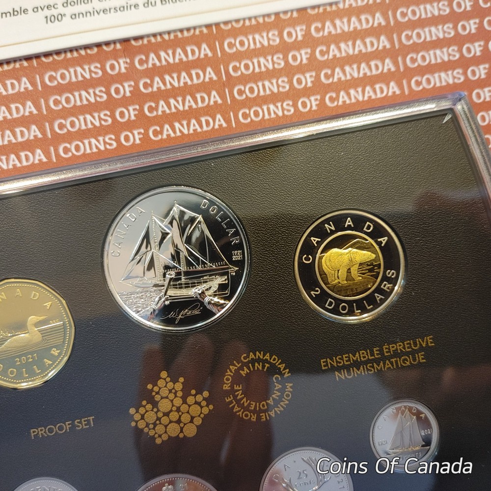 2021 Canada Special Edition Colored Silver Dollar Set - Bluenose #coinsofcanada