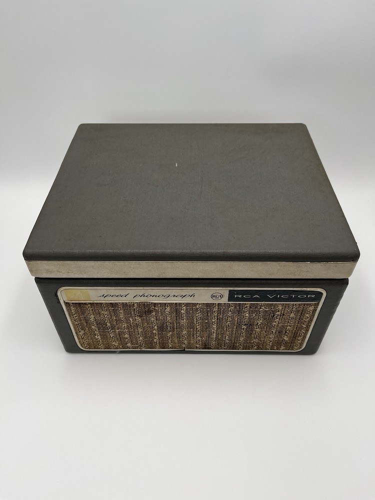 Vintage RCA Victor Phonograph Record Player 4 Speed Model 3VB21 Untested