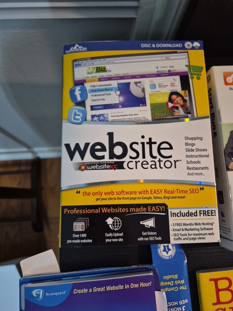 large lot 2000-2010 computer software resume art business software. *read*