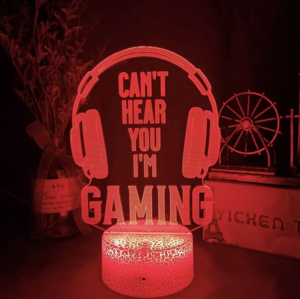 3D Illusion Gaming Night Lamps￼