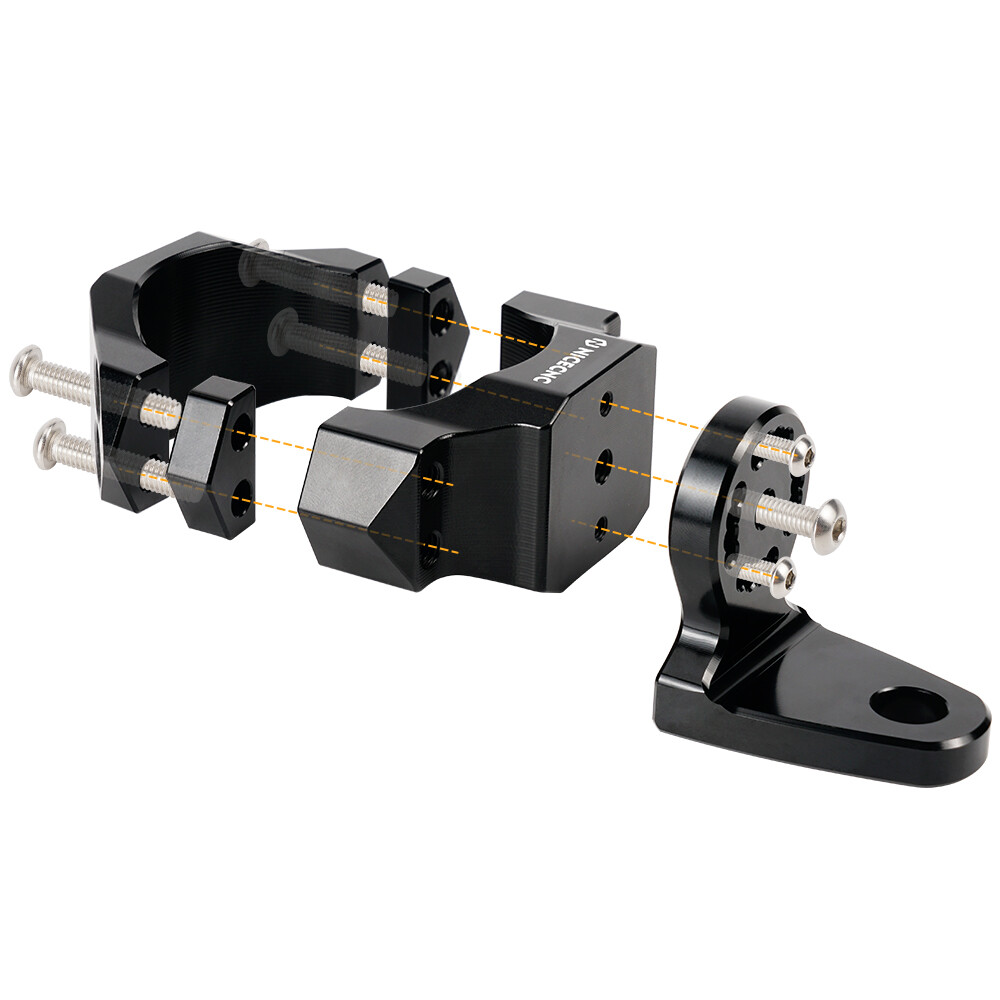 ATV UTV Mount Bracket For LED Whip Light Bar Led Pods 1.75”-2” Roll Bar Cage