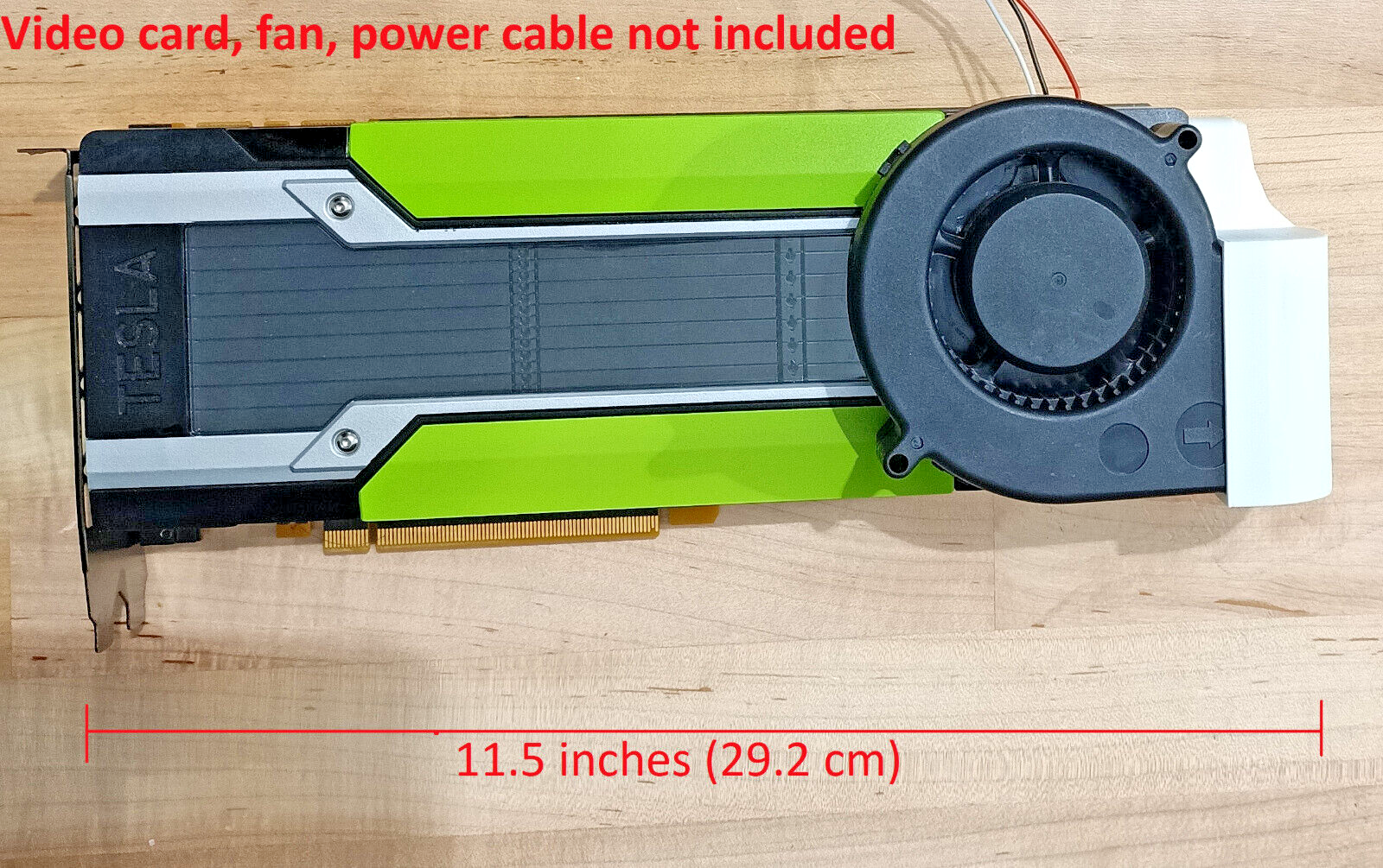 Nvidia Tesla P40 P100 V100 K80 M40 Blower Fan Cooling Kit Shroud, Bolts, Wrench