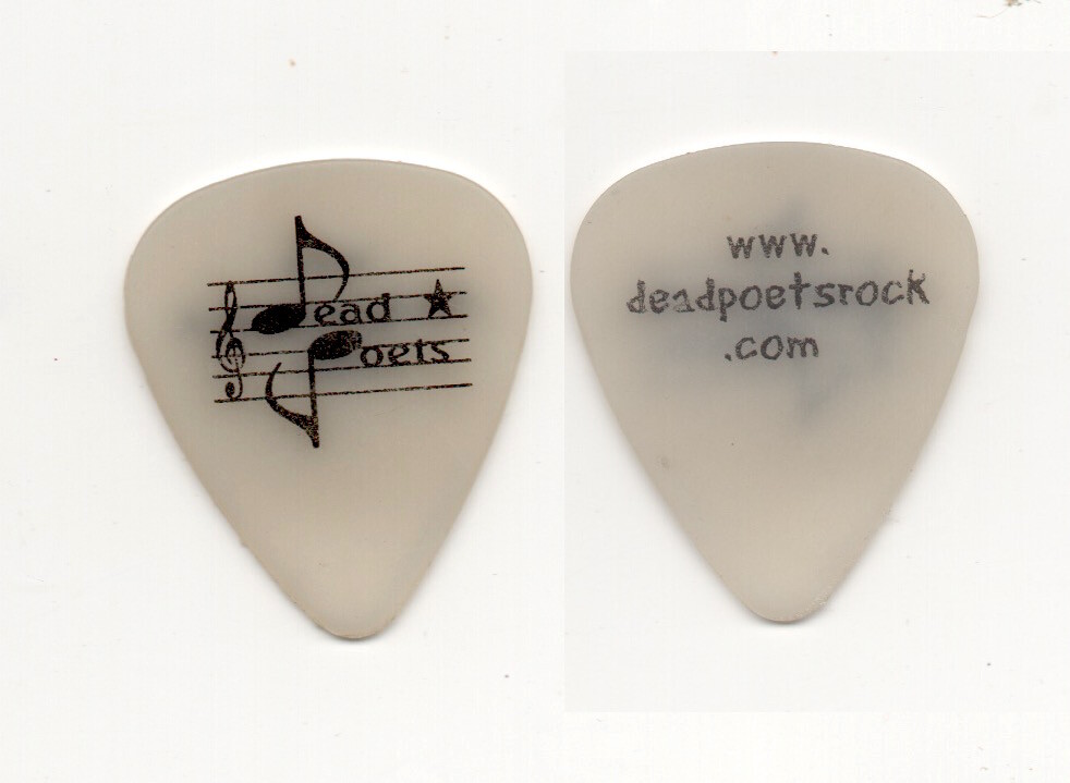 Dead Poets Show Used Guitar Pick