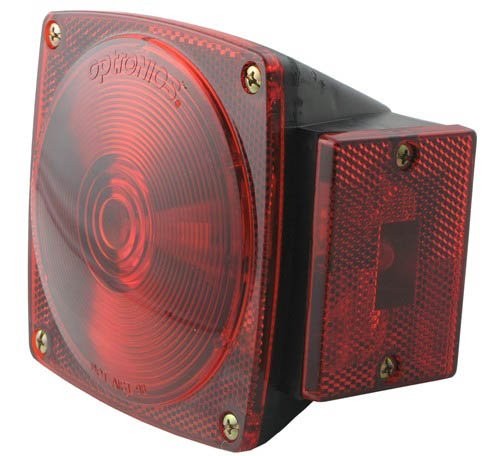 Red Right-Side RV-Type Stop/Tail/Turn Lights (1 per pack)