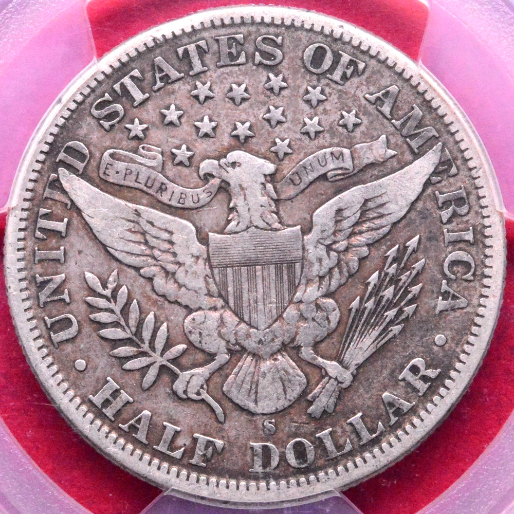 PCGS VF-20! 1897-S BARBER HALF