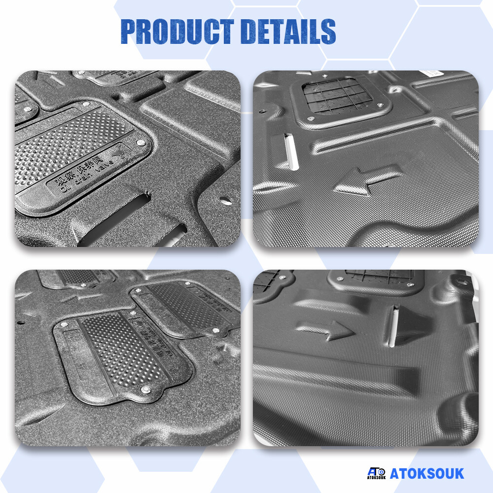 Thick Engine Splash Shield For Toyota Sienna 2021-2024 Front Engine Guard Hard