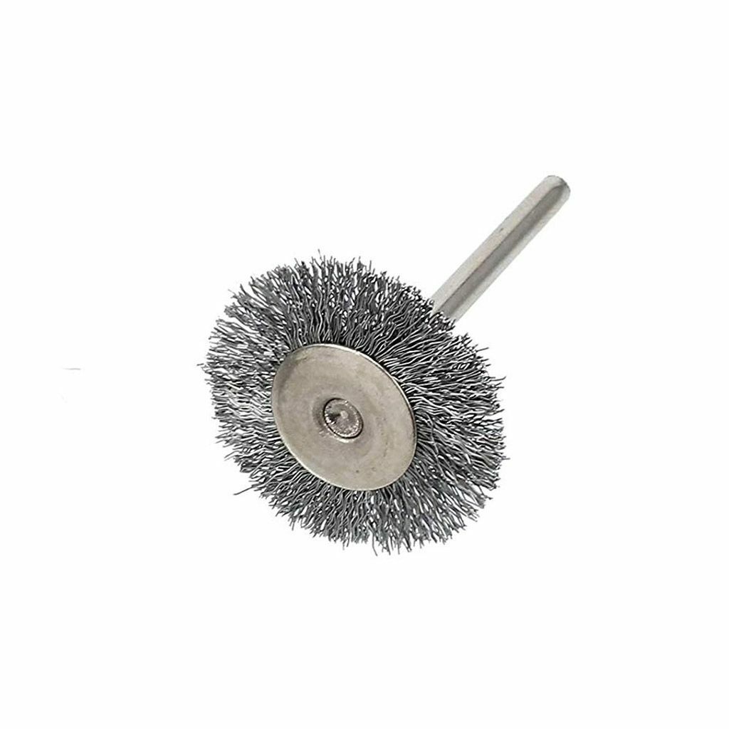 50Pack/Set Stainless Steel Wire Brush For Dremel Rotary Tool die grinder wheel
