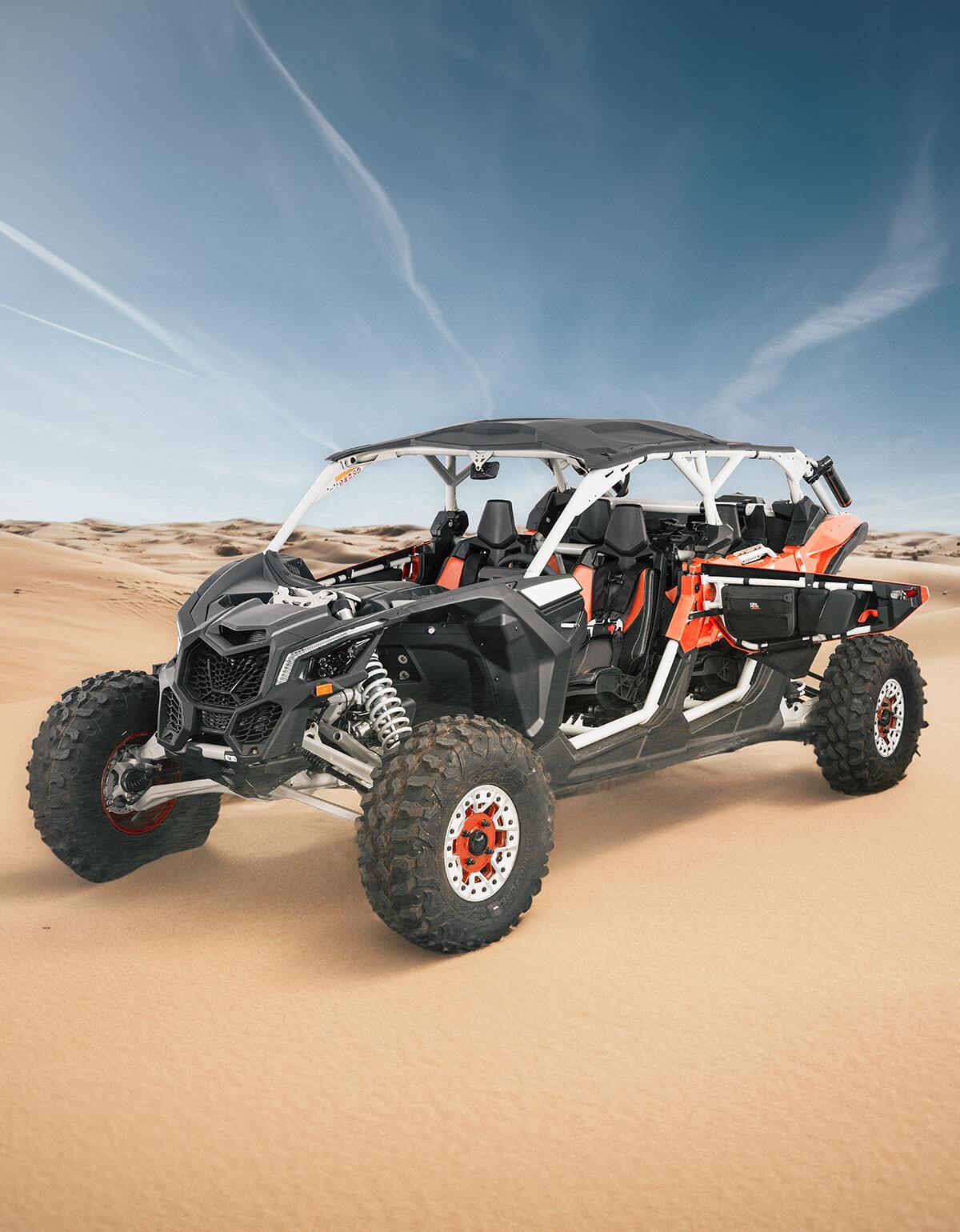 Upgraded TPU UTV Door Storage Bags w/ Knee Pad For Can Am Maverick X3 2017-2024