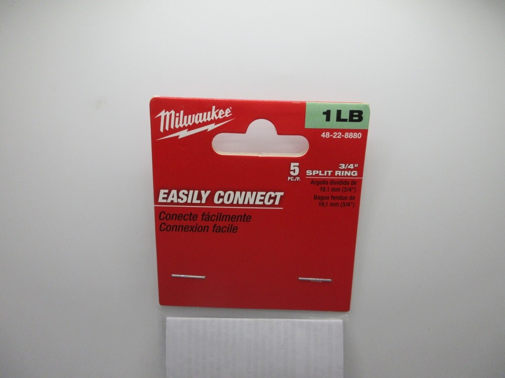 Milwaukee Tool 48-22-8881 5 Pc. 2 Lb. 1 In. Split Ring