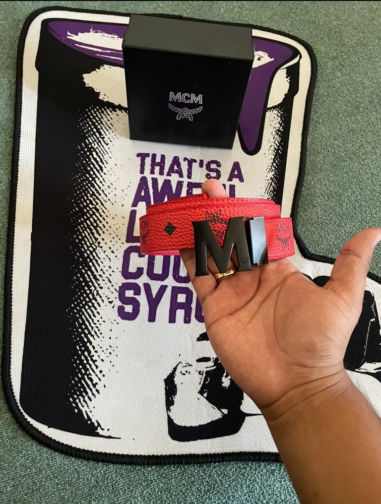 MCM Men’s Leather Belt
