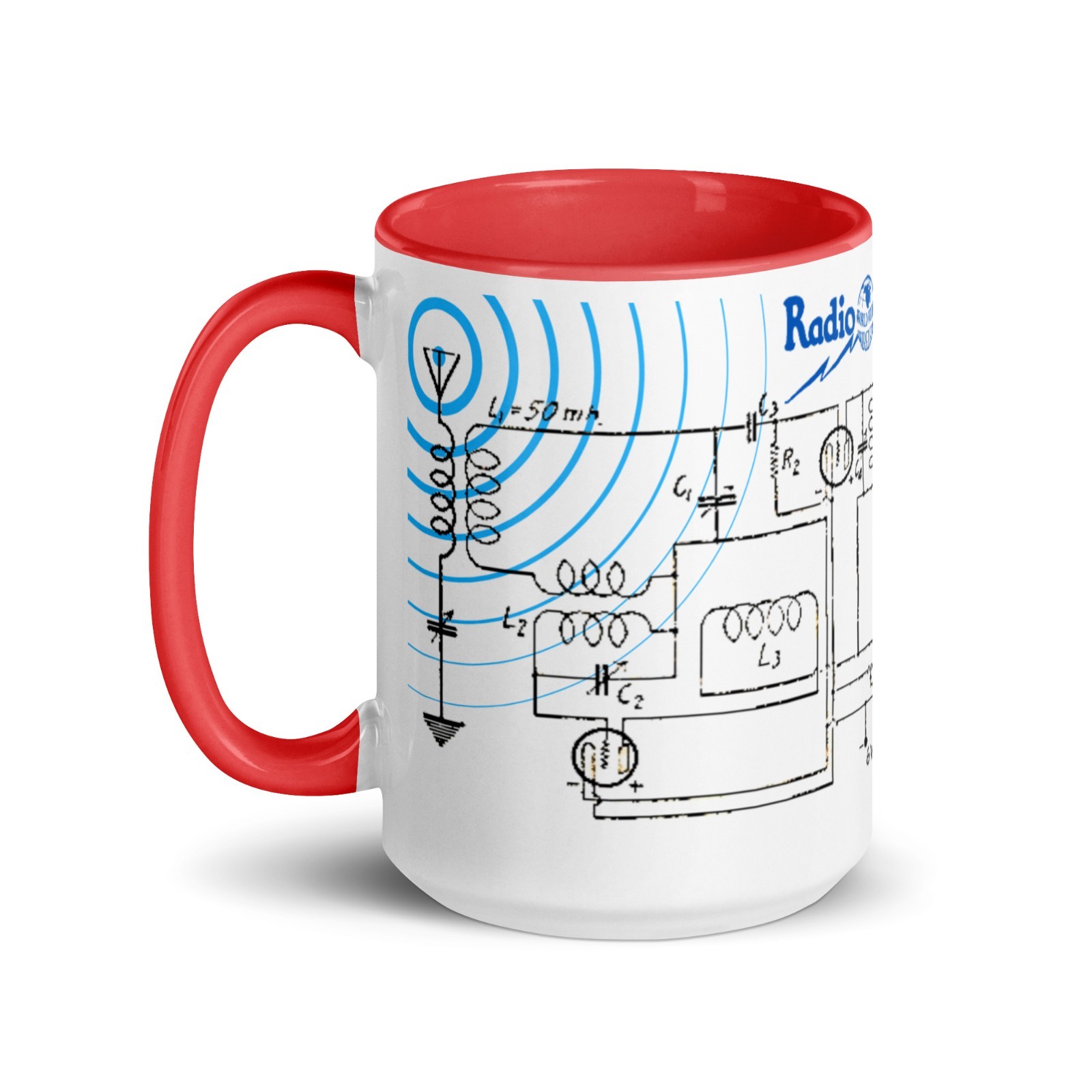 Armstrong Superheterodyne Radio Circuit - Mug 15oz – RCA Tribute Edition