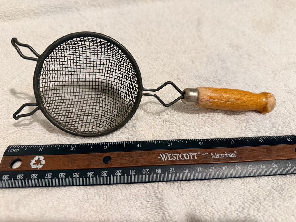 Vintage Wire Mesh Tea Strainer