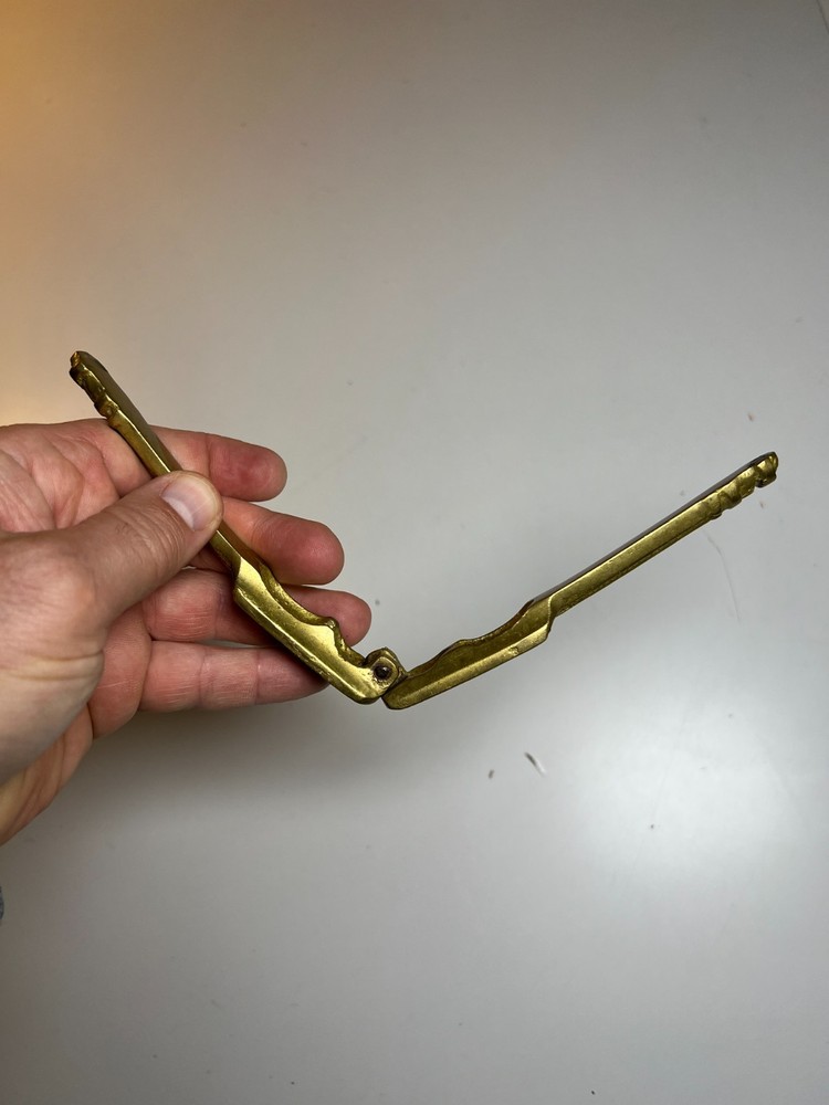 Antique Brass Nutcracker Austro-Hungarian Double-Headed Eagle Ornate Nut Cracker