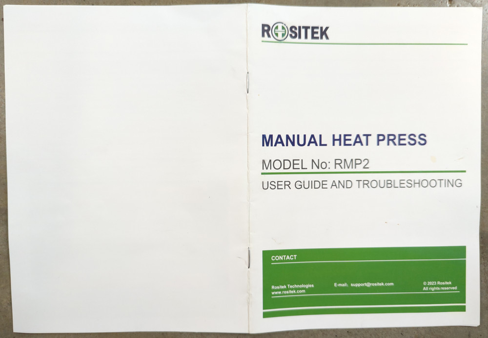 Rositek Dab Press Manual Press 2 Ton