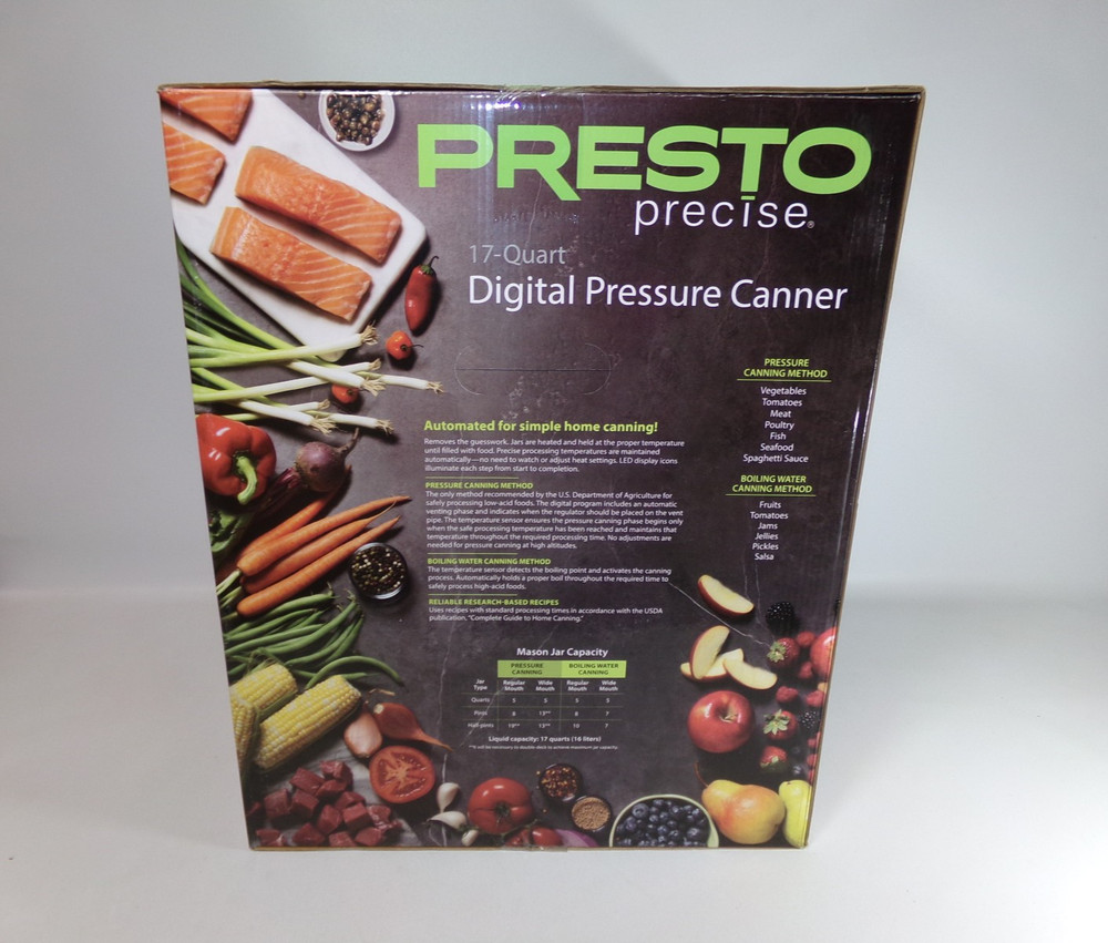Presto Precise 17-Quart Digital Pressure Canner, 02152