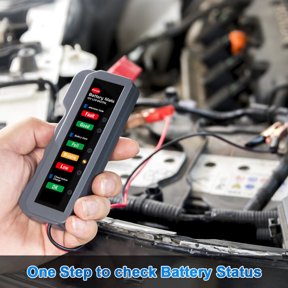 Car Battery Load Tester 12V Charging System Alternator Analyzer Digital Analyzer