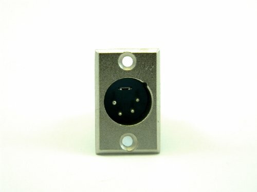 Male XLR Style Microphone Connector Panel Mount 4 PIN