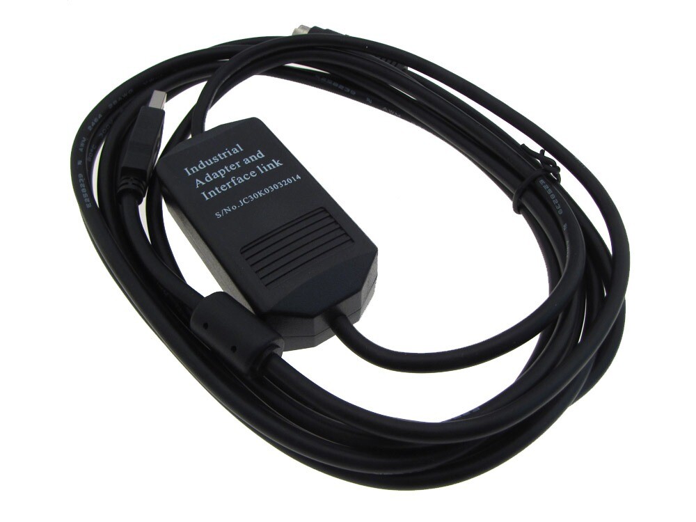 USB Programming Cable for Allen Bradley AB Micrologix 1000 1100 1200 1500 Black
