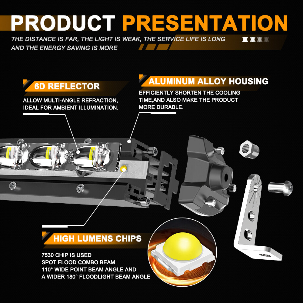 For Can-Am Maverick X3 Roof 50" Curved LED Light Bar Bracket+7"+4" Pods Wire Kit