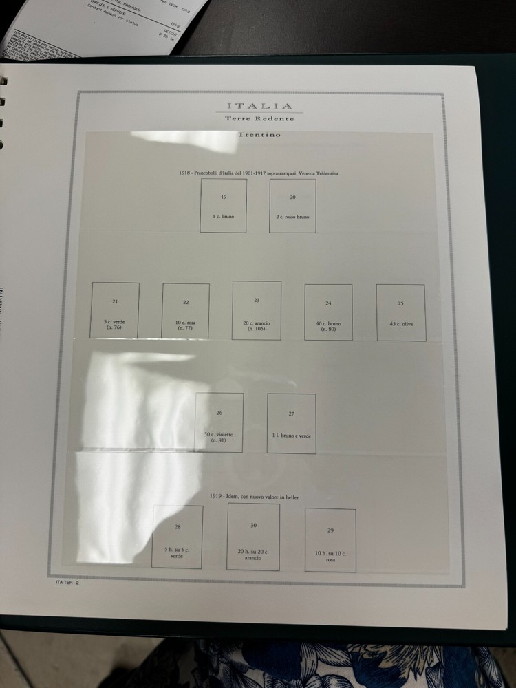 MARIN COLINIE ITALIANE HINGLESS ALBUM W/DUST COVER, HIGH RETAIL