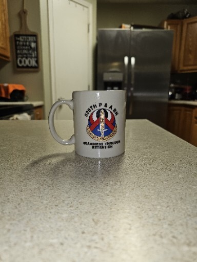 328th P & A BN Support and Service Readiness Through Retention Coffee Mug