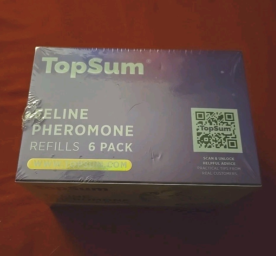 Cat Calming Diffuser Refills: calming pheromone refill 6 pack exp 09/2028