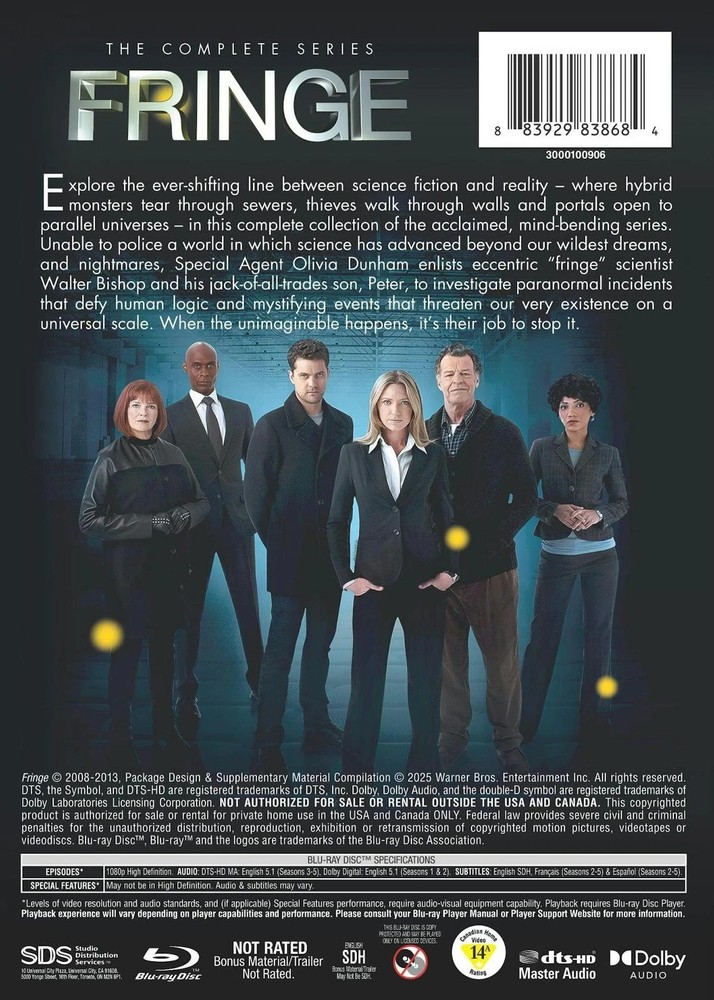 Fringe Full Series Blu-ray Box Set New Sealed