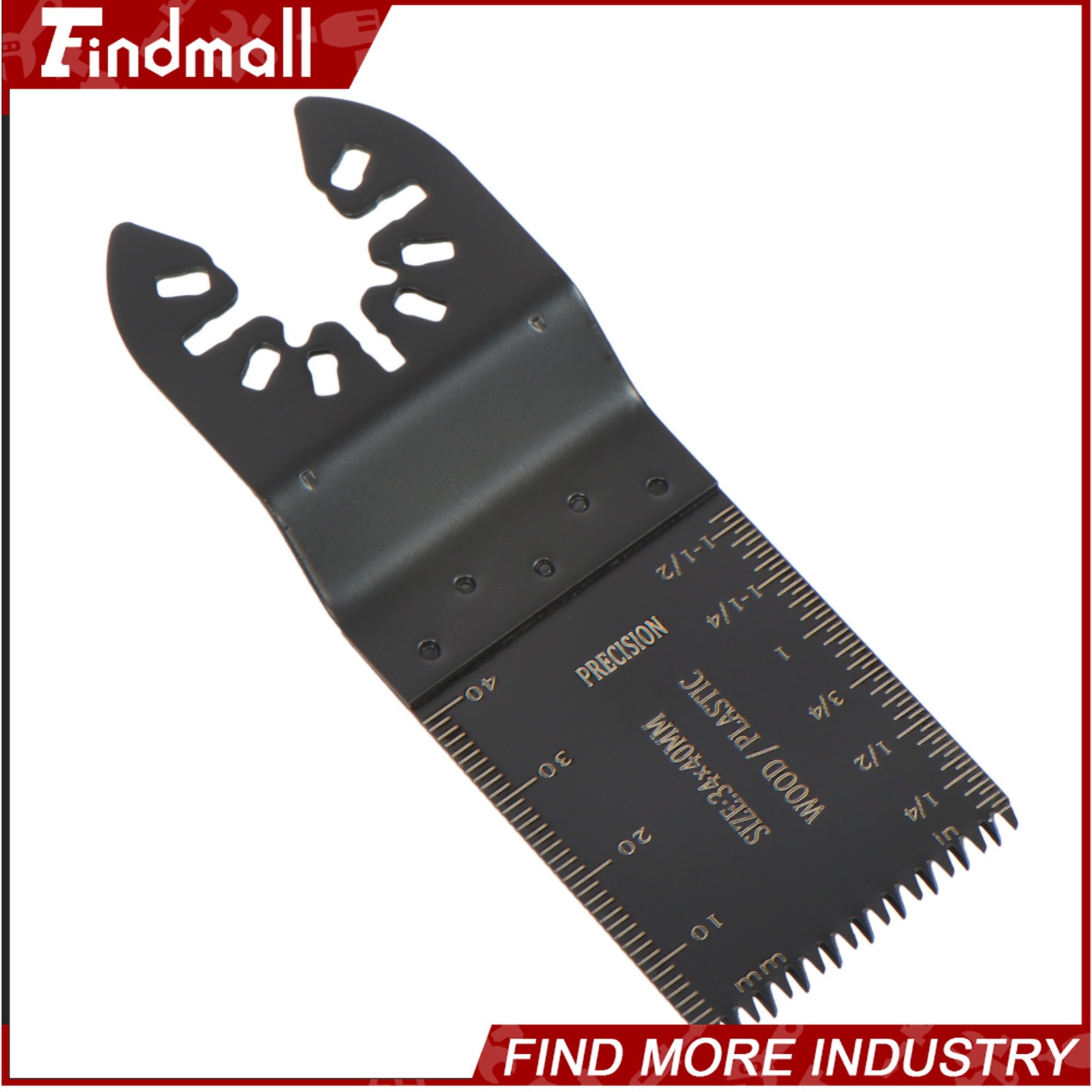 Findmall 110 PCS 6 Types Oscillating Saw Blades Multi Tool Blades for Soft Metal