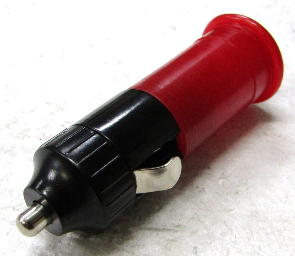 Cigarette Lighter Plug Replacement 2A Fuse Rubber Boot Red Lighter Back Bakelite
